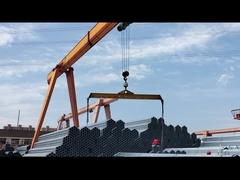 Z275 Z40 Z60 Q345 لوله دور فولاد گالوانیزه 0.12mm-4mm